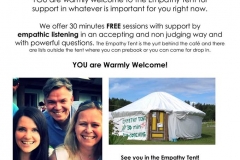 Welcome to the Empathy Tent, 07.2018